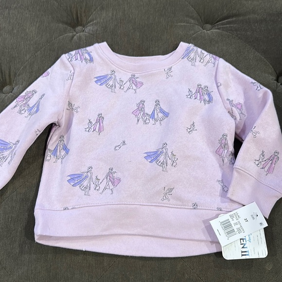 Disney frozen sweatshirt size 3T NWT